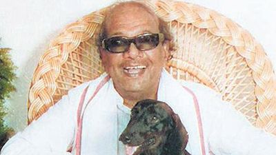 Tamil Nadu leaders and their canine friends