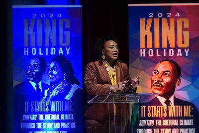 King's daughter says wars, gun violence, racism have pushed humanity to the brink