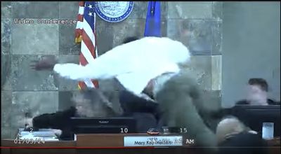 Vegas judge viciously attacked in shocking courtroom brawl!