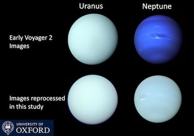Reprocessed NASA Images Reveal The True Colors of Neptune and Uranus
