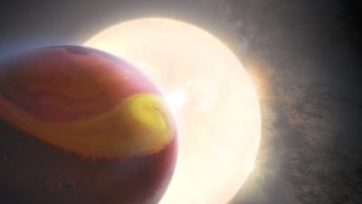 Hubble Space Telescope sees wild weather raging on distant hot Jupiter world