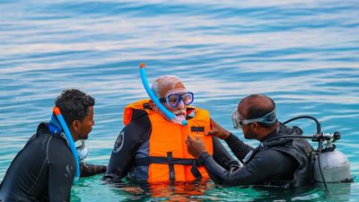 PM Modi goes snorkelling in Lakshadweep, calls it ‘exhilarating experience’