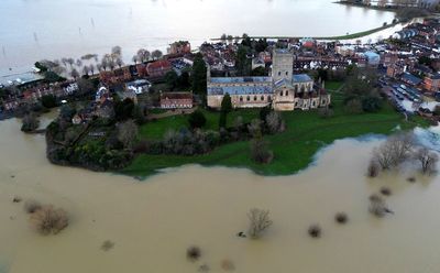In pictures: Storm Henk wreaks flood chaos across the UK