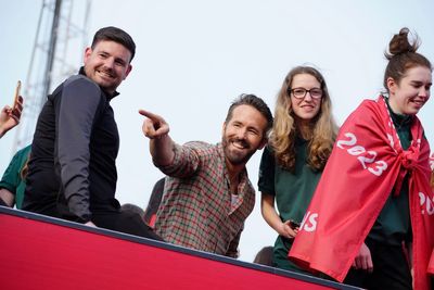 Ryan Reynolds' Wrexham riding a wave of euphoria in charge through English soccer leagues