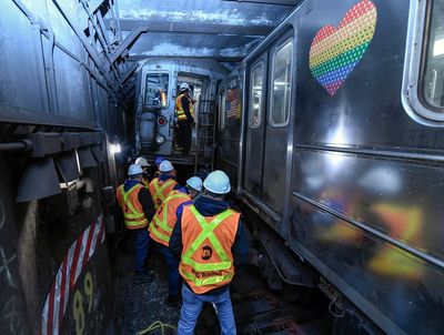 NYC subway service is disrupted for a second day after low-speed collision that injured more than 20