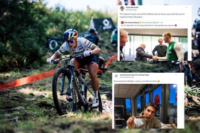 Tweets of the week: Dave Brailsford enters Old Trafford and Evie Richards rides through a tornado