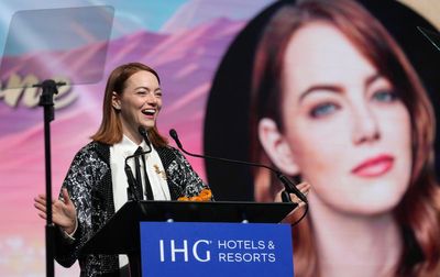 Stars converge in Palm Springs to celebrate year's best films, Emma Stone's career