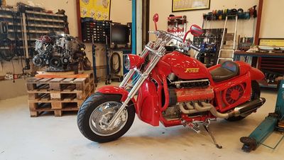 This Guy Built His Own Ferrari F355 Motorcycle By Hand