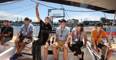 Hundreds line up for tour of Round The World Race boats