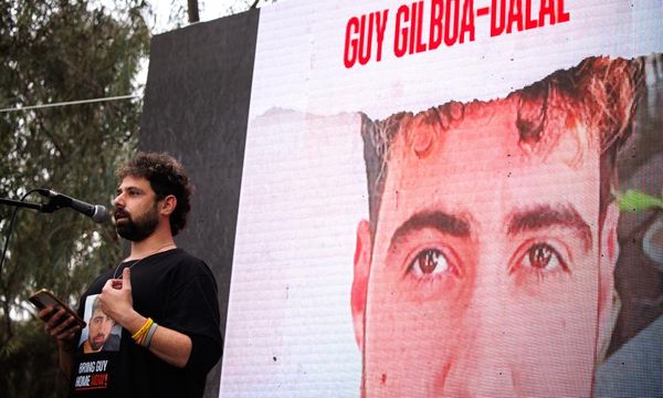 ‘It’s like time has stopped’: Israeli families return to the site of the Nova festival massacre