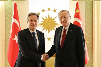 US diplomat Blinken meets Turkey’s Erdogan, kicking off Gaza diplomacy tour