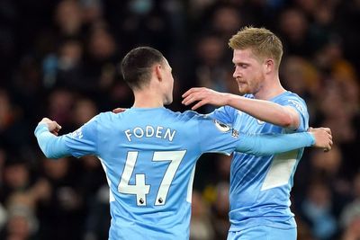 Phil Foden and Kevin De Bruyne could combine forces in Manchester City attack