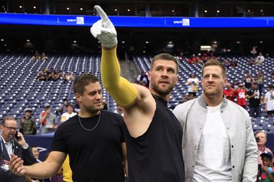 J.J. Watt got incredibly hyped to see his brother T.J. Watt’s historic 19th sack of season