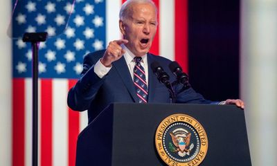 The Observer view on Joe Biden: he struck a blow against Donald Trump, but the fight is only just beginning