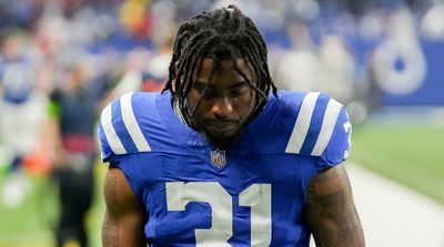 Colts RB Who Dropped Critical Pass vs. Texans Tearfully Takes Blame for Loss