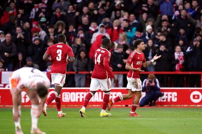 Nottingham Forest battle from two goals behind to earn FA Cup replay against Blackpool