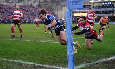 Gloucester undone by Englefield’s error as Bath climb to third place with win