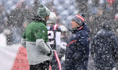 Bill Belichick and Aaron Rodgers Chatting in Snow Before Jets-Patriots Led to Many Jokes From Fans
