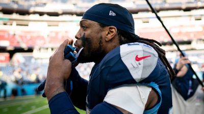 Derrick Henry Appeared to Say Goodbye to Titans Fans in Emotional Speech After Win Over Jaguars