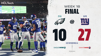 Giants snap the curse, dominate Eagles to close out 2023 season