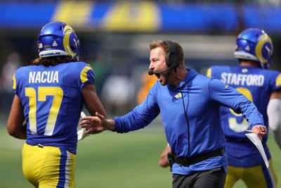 Watch: Sean McVay, Puka Nacua give fiery locker room speeches after Rams’ win