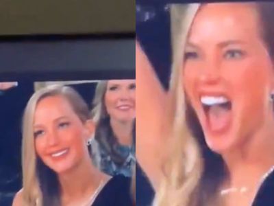 Jennifer Lawrence has perfect reaction to Emma Stone’s Golden Globe win