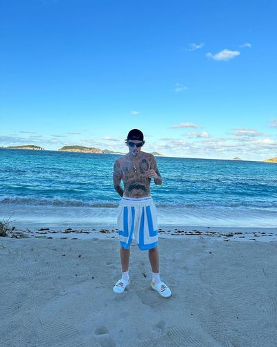 Justin Bieber: Sun, Sand, and Shirtless - A Paradise Perfection