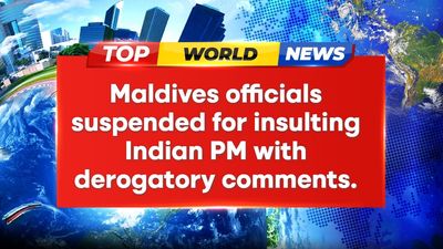 Maldives suspends officials for mocking Indian PM amid rising tensions