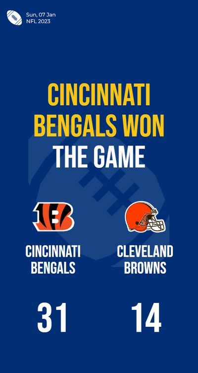 High-flying Cincinnati Bengals soar to victory against Cleveland Browns!