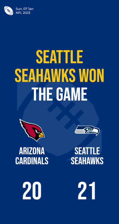 Seahawks snatch victory from Cardinals with nail-biting one-point difference