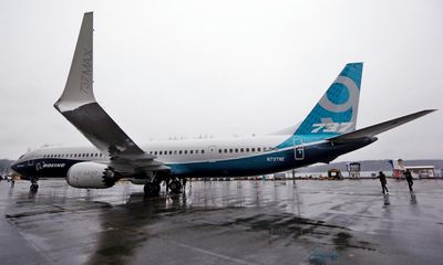 Boeing shares fall after door panel blown out of plane mid-flight