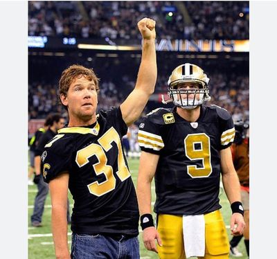 Drew Brees and Former Teammate Rekindle Gridiron Memories and Bond