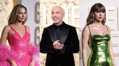 What was Jo Koy's Barbie joke at the Golden Globes and what did he say about Taylor Swift?