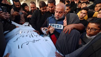 Israeli air strike kills two journalists in Gaza, including son of Al Jazeera bureau chief
