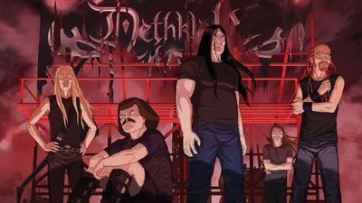 “I think about Van Halen a lot. I have to play some treacherous licks, so I need the right kind of inspiration. I’m overplaying to an extent – it’s gotta be huge and bombastic”: Brendon Small on writing Dethklok’s brutal final act