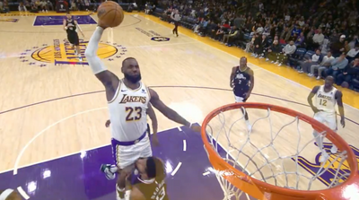 Lakers Legend James Worthy Crowns LeBron James for ‘Dunk of the Century’ vs. Clippers