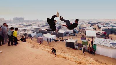 How a parkour group in Gaza turns war ruins into sporting arenas