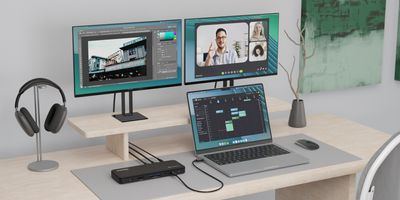 Plugable's latest Thunderbolt 4 docking station does it all at CES 2024