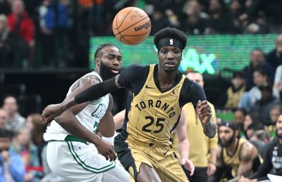 What are Toronto Raptors analysts saying about rumored Boston Celtics trade interest in Chris Boucher?