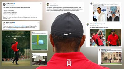 How Social Media Reacted To Tiger Woods Splitting With Nike Golf