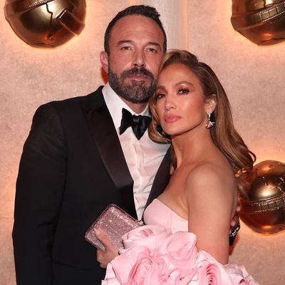 Jennifer Lopez Is Getting a Little Sick of Talking About Husband Ben Affleck’s Grumpy Expressions at Awards Shows