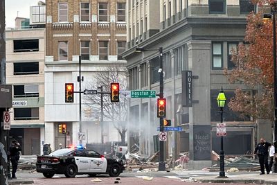 Explosion at historic Texas hotel injures 11 and scatters debris in downtown Fort Worth