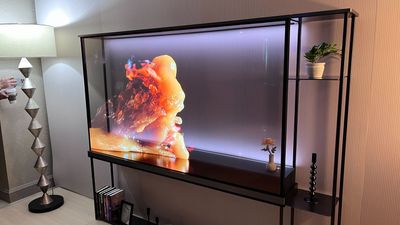 I tried LG's amazing transparent OLED TV you'll actually be able to buy, and it's wild