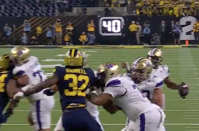 Washington's Michael Penix Jr. Appeared to Call Out Michigan Penalty Right Before Throwing TD Pass
