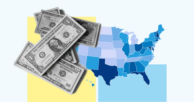 Which states bring in the most non-tax revenue?