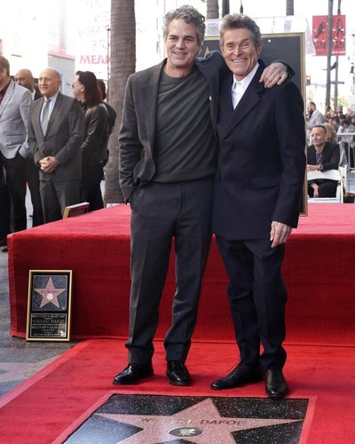 Mark Ruffalo and Willem Dafoe: A Hollywood Boulevard Encounter