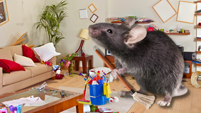 A Mouse Has Been Filmed Secretly Tidying Up A Man’s Shed Almost Every Night For Two Months