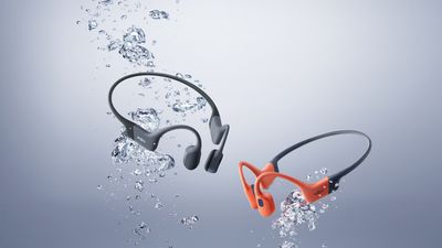 Shokz's bone-conducting swimming headphones can store up to 8000 MP3 files
