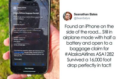 Phone That Fell 16K Feet From The Plane That Had Its Panel Ripped Off Was Found Without A Scratch