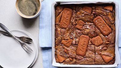 Biscoff brownies